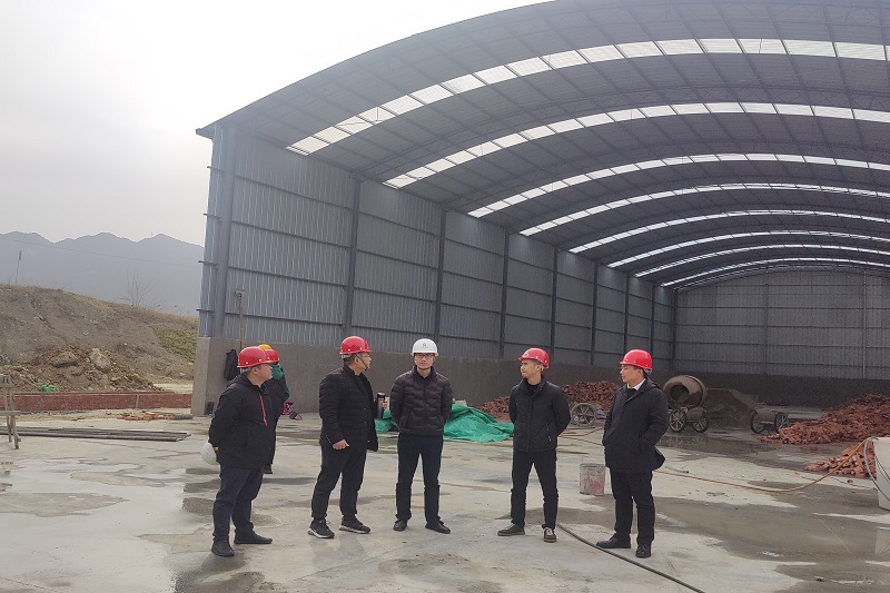 张杰调研朝天七盘关拌杂站建设项目